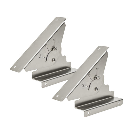 Stainless Steel Solar Panel Bracket Set to suit 600W x 300D Enclosure — IP Enclosures