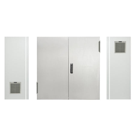316 Stainless Steel Electrical Enclosure with Vents 1000H x 1000W x 400D IP54 — TRO Assemblies