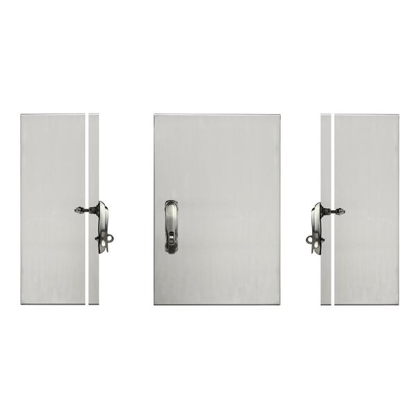316 Stainless Steel Electrical Enclosure with Padlockable Handle 300H x 200W x 150D IP65 — TRO Assemblies