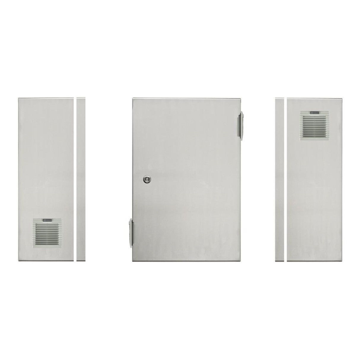 316 Stainless Steel Electrical Enclosure with Vents 400H x 300W x 150D IP54 — TRO Assemblies