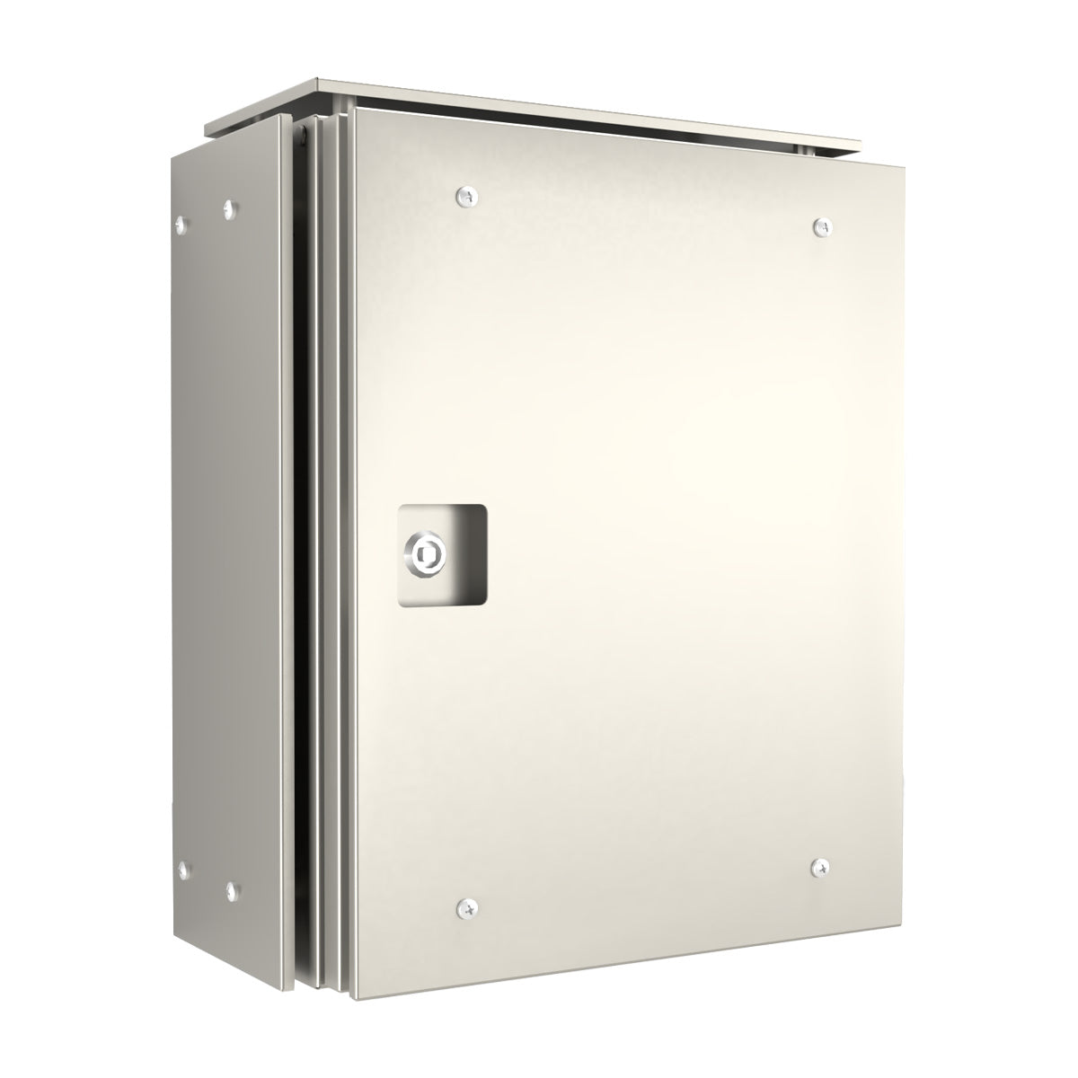 316 Stainless Steel Electrical Enclosure 500H x 400W x 200D IP66, with Sunshields — IP Enclosures