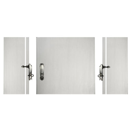 316 Stainless Steel Electrical Enclosure with Padlockable Handle 500H x 500W x 250D IP65 — TRO Assemblies