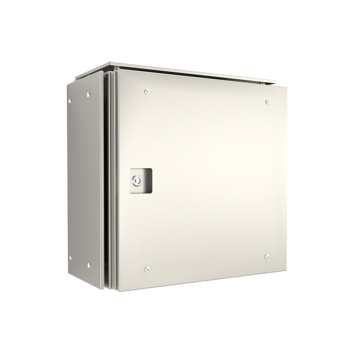 316 Stainless Steel Electrical Enclosure 500H x 500W x 250D IP66, with Sunshields — IP Enclosures