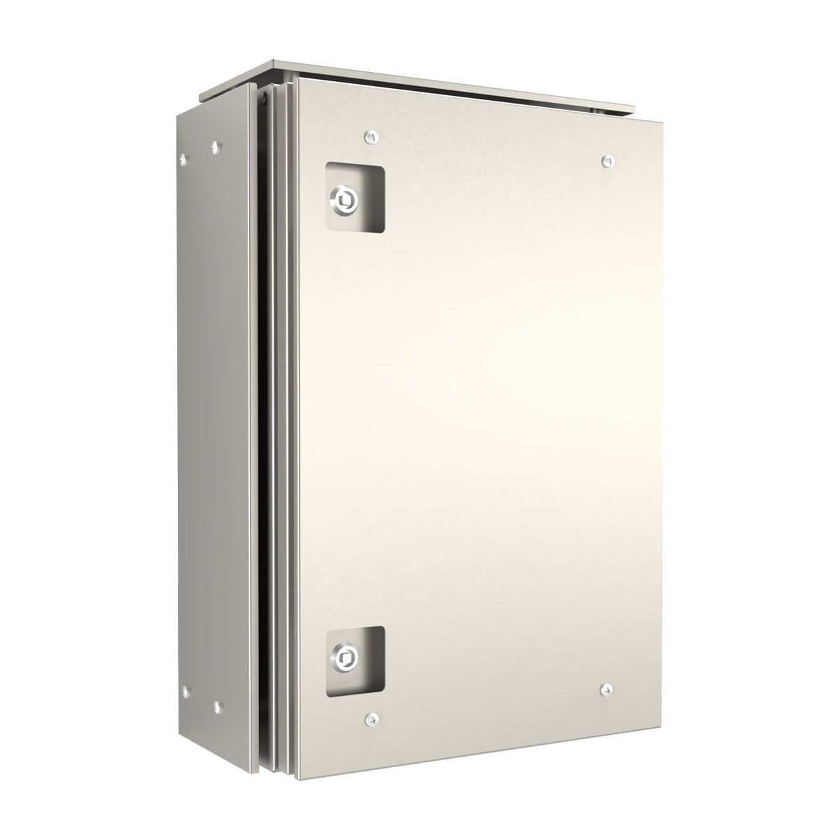 316 Stainless Steel Electrical Enclosure 600H x 400W x 200D IP66, with Sunshields — IP Enclosures