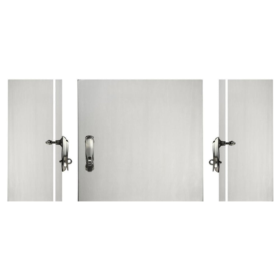 316 Stainless Steel Electrical Enclosure with Padlockable Handle 600H x 600W x 300D IP65 — TRO Assemblies