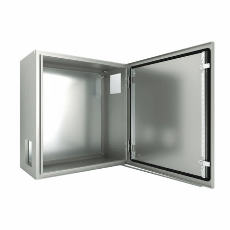 316 Stainless Steel Electrical Enclosure 600H x 600W x 300D IP66 — IP Enclosures