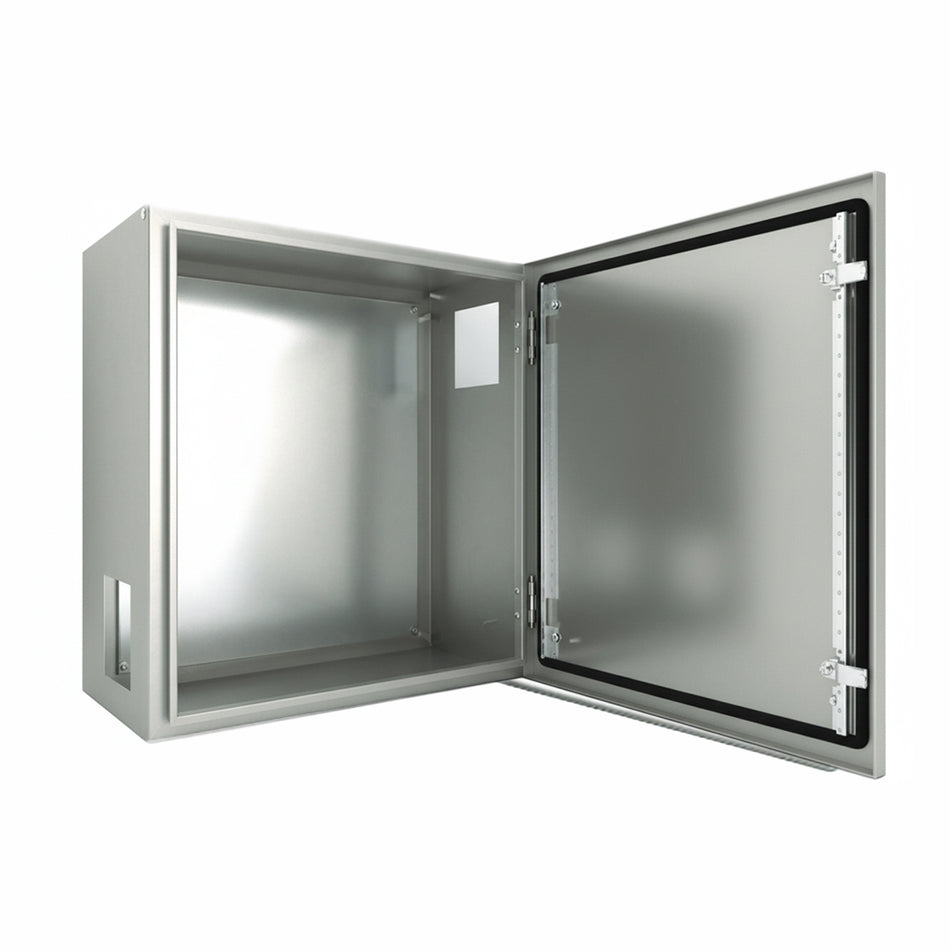 316 Stainless Steel Electrical Enclosure 600H x 600W x 300D IP66 — IP Enclosures