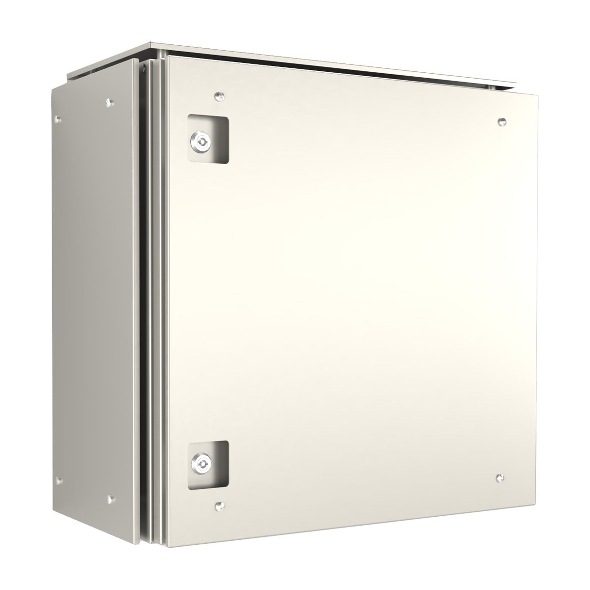 316 Stainless Steel Electrical Enclosure 600H x 600W x 300D IP66, with Sunshields — IP Enclosures