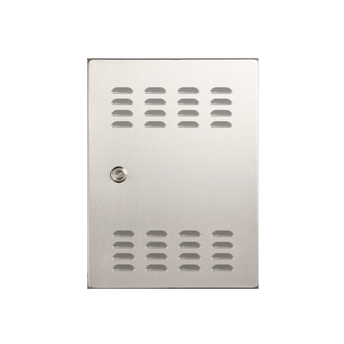 600 x 600 Stainless Steel Enclosure Door with Ventilation — IP Enclosures