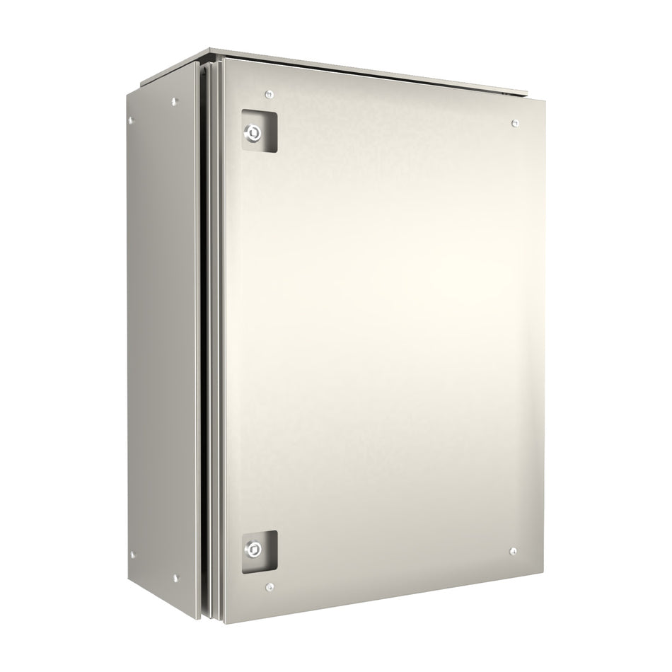 316 Stainless Steel Electrical Enclosure 800H x 600W x 300D IP66, with Sunshields — IP Enclosures