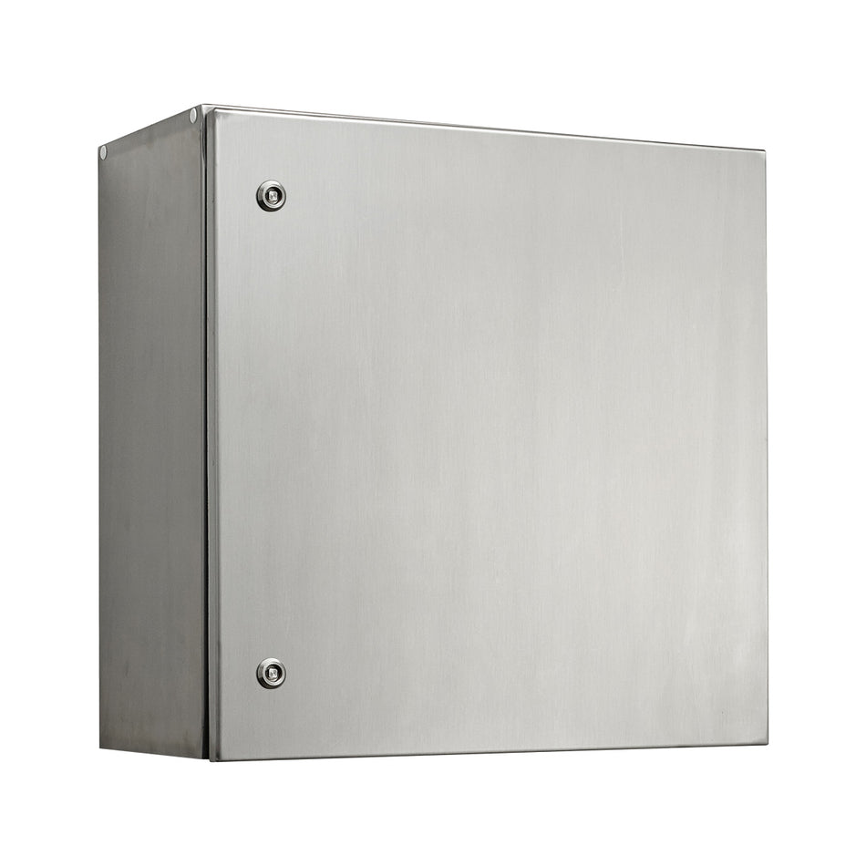 316 Stainless Steel Electrical Enclosure 800H x 800W x 400D IP66 — IP Enclosures