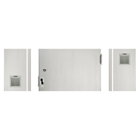 316 Stainless Steel Electrical Enclosure with Fan + Vent 300H x 400W x 200D IP54 — TRO Assemblies