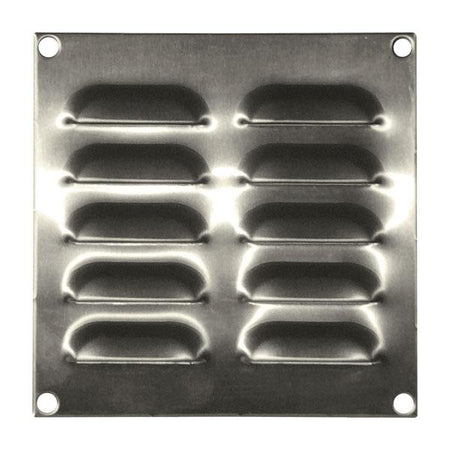 316 Stainless Steel Louvre Vent 250H x 250W — IP Enclosures