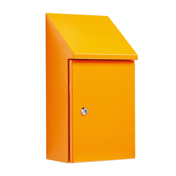 Sloping Roof Electrical Enclosure 300H x 200W x 150D IP66 Orange, Heavy Duty