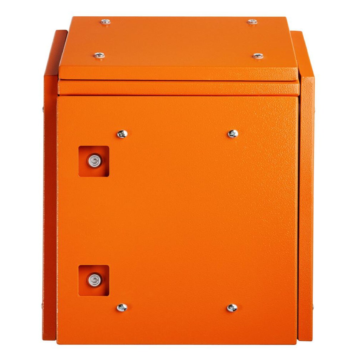 400H X 400W X 200D STEEL SLOPING ROOF ELECTRICAL ENCLOSURE, HEAVY DUTY W/ SUNSHIELDS (2MM GAL STEEL, 38 DEGREE SLOPING ROOF