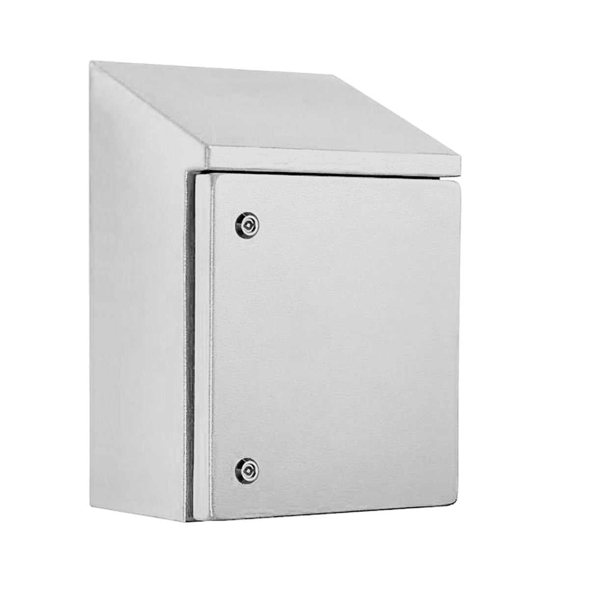 Sloping Roof Electrical Enclosure 800H x 600W x 300D IP66 Grey — IP Enclosures