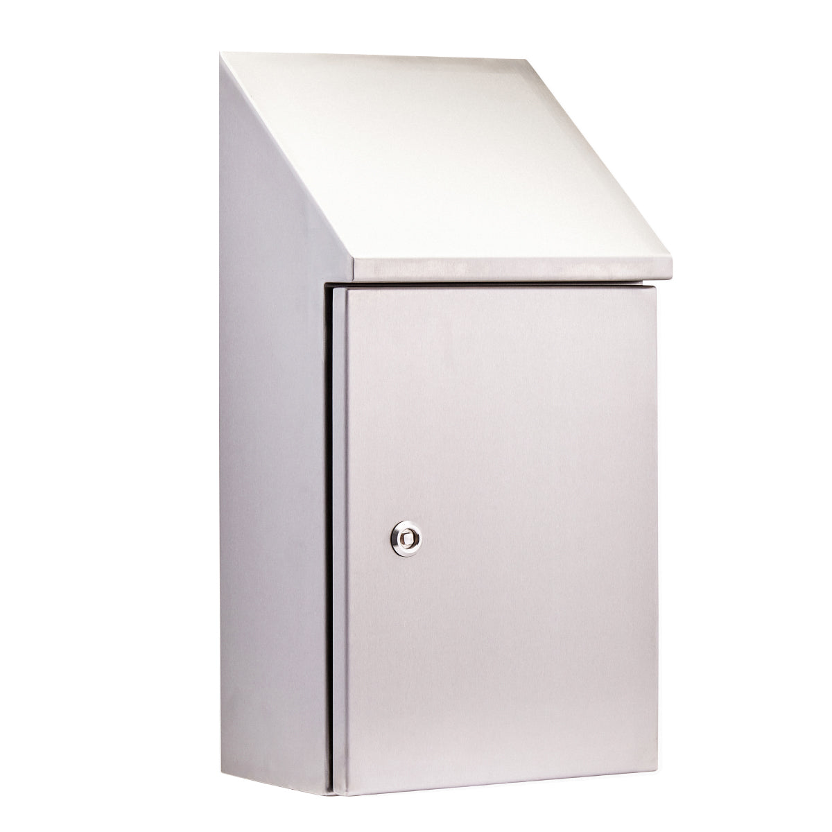 316 Stainless Steel Sloping Roof Electrical Enclosure 300H x 200W x 150D IP66, Heavy Duty — IP Enclosures