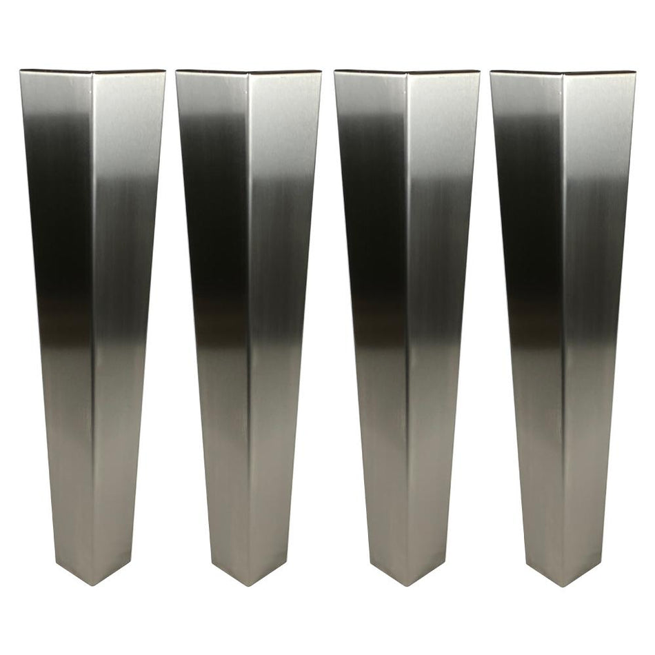 316 Stainless Steel Electrical Enclosure Stand 650H, Set of 4 — IP Enclosures