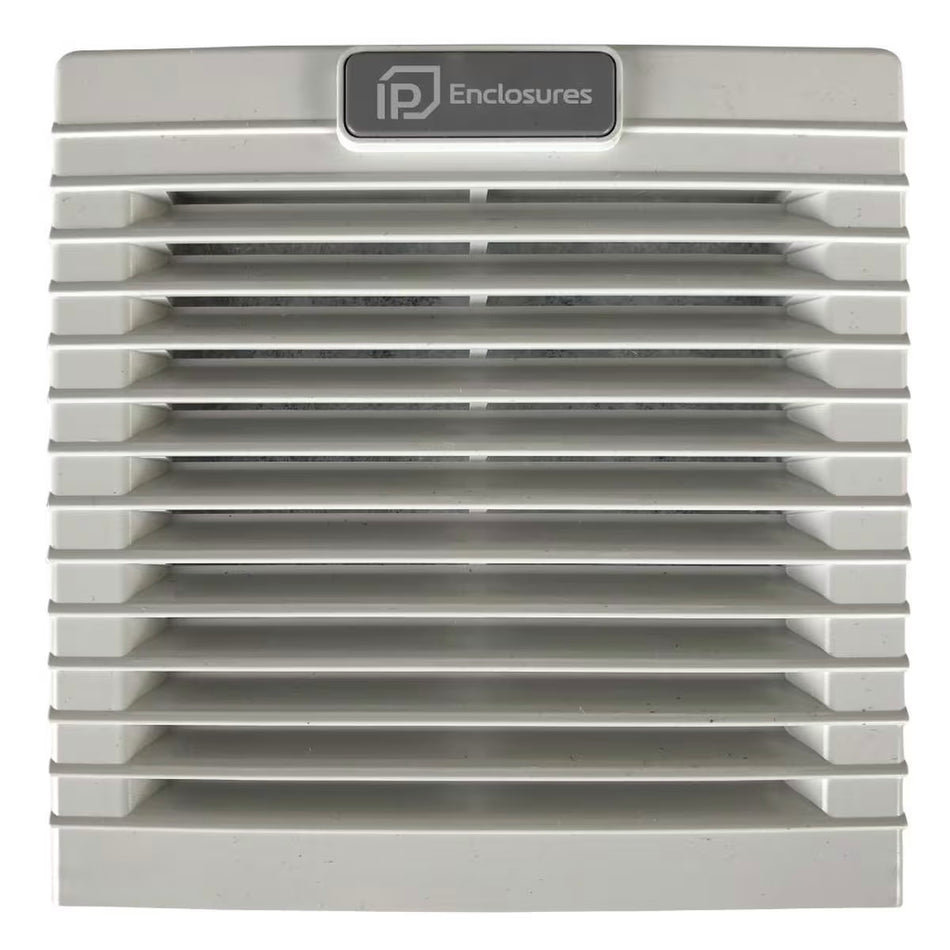 Filter Fan 114 x 114 25m3/hr 12VDC, UV Rated — IP Enclosures