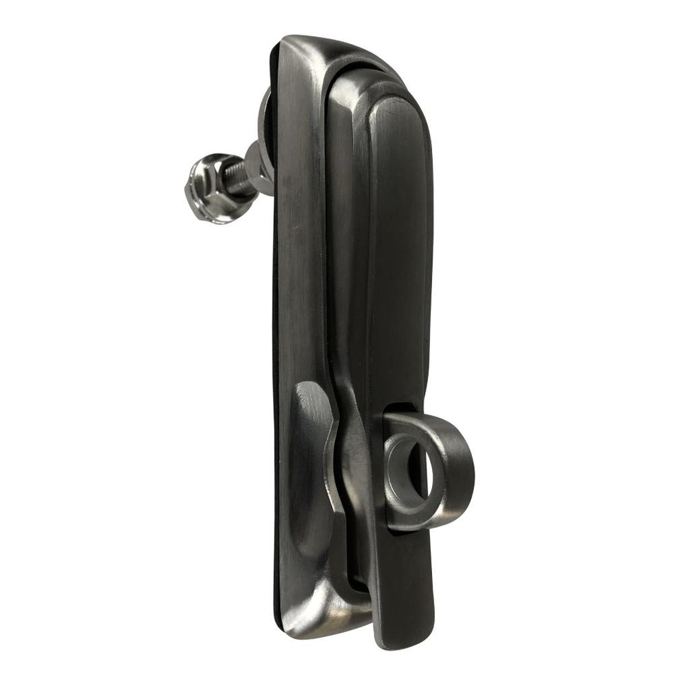 Stainless Steel Padlockable Swing Handle with Adjustable Cam to Suit Electrical Enclosures — Allbro