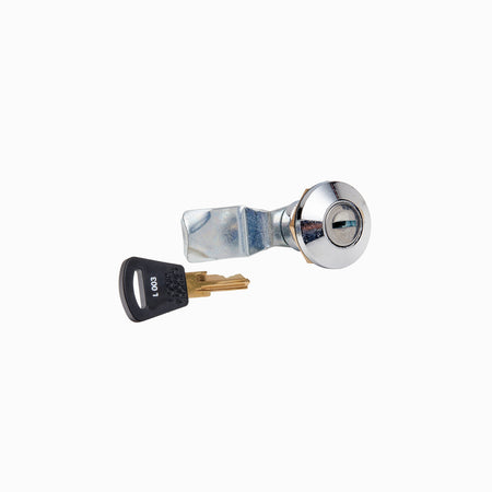 Chrome Quarter Turn Lock keyed to 003 (Fire Authority) for Electrical Enclosure — Tro Pacific