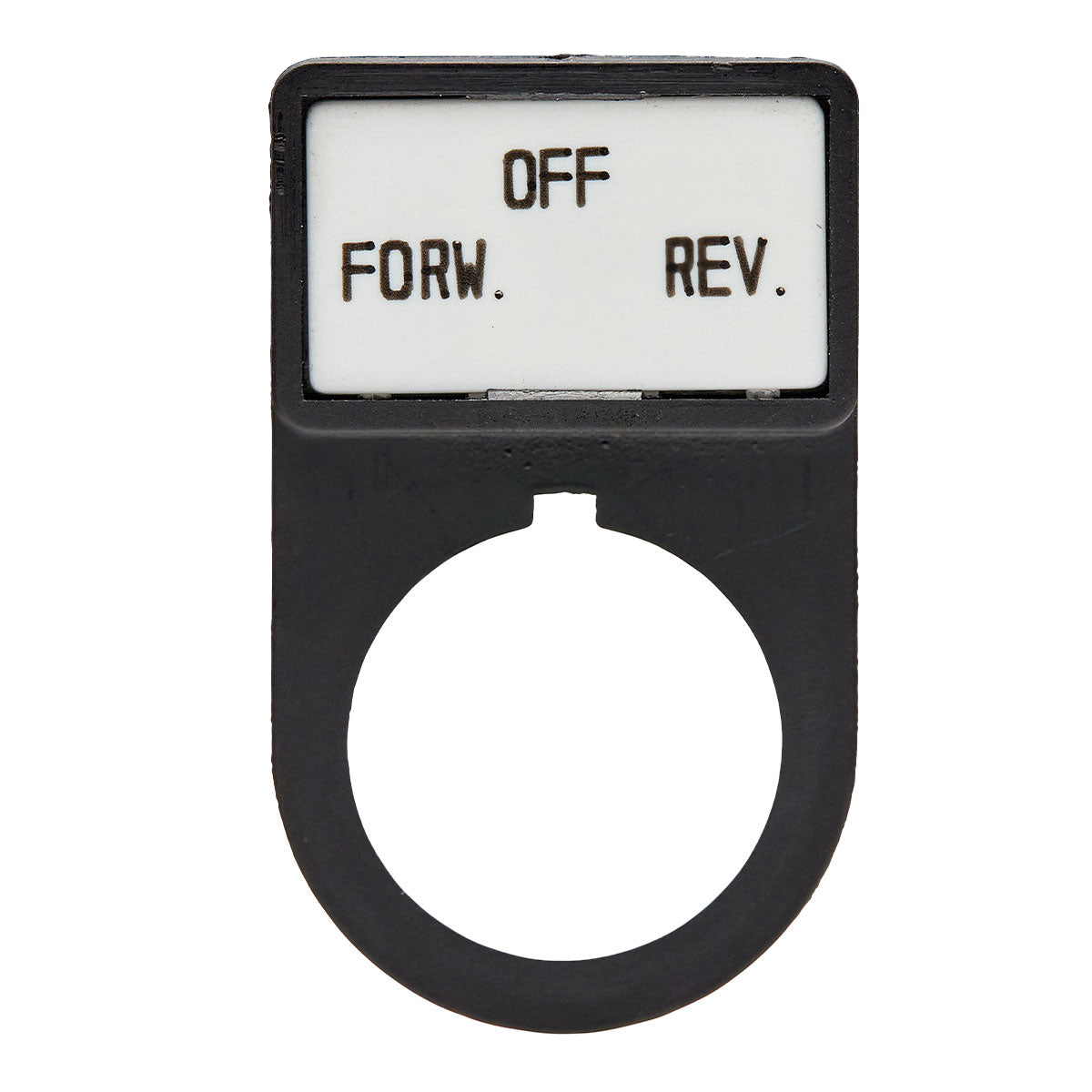 Legend Plate Label - FORW.-OFF-REV. — Giovenzana