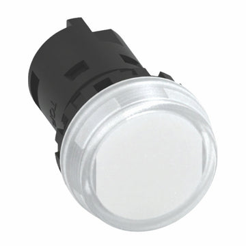 White LED Pilot Light 22mm 220V AC IP65