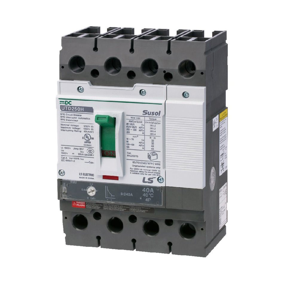 FMU 150A 4P ULB | LS Susol UL Rated MCCB Fixed Magnetic Trip 150A 4 Pole — LS Electric
