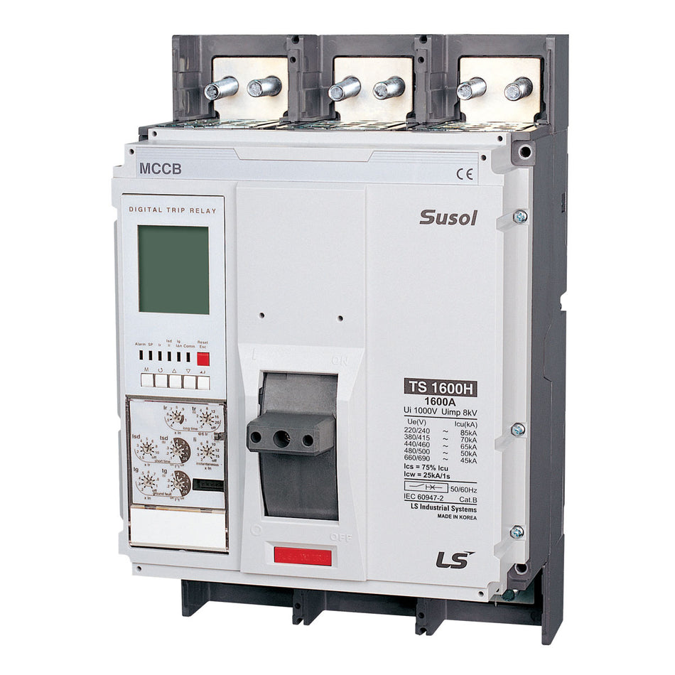 TS1000N AG5 1000A 3P | LS Susol 50kA MCCB Trip Unit 400-1000A 3 Pole — LS Electric