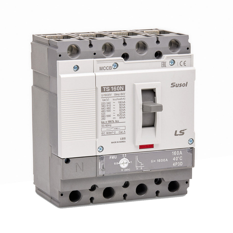 TS1600N AG5 1600A 4P L | LS Susol 70kA MCCB AG5 Trip Unit 640-1600A 4 Pole — LS Electric