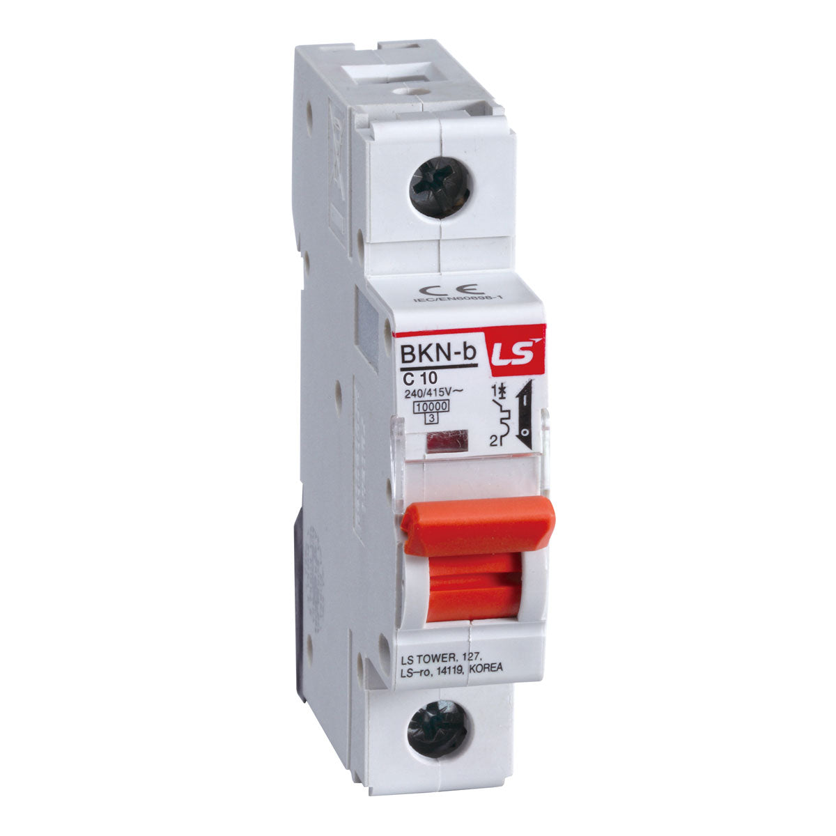 BKN-B 1P C10 | LS Miniature Circuit Breaker 10A 1P 10kA C Curve — LS Electric