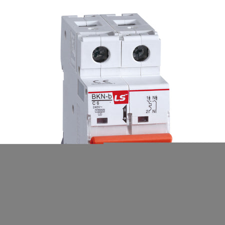 BKN-B 2P C6 | LS Miniature Circuit Breaker 6A 2P 10kA C Curve — LS Electric