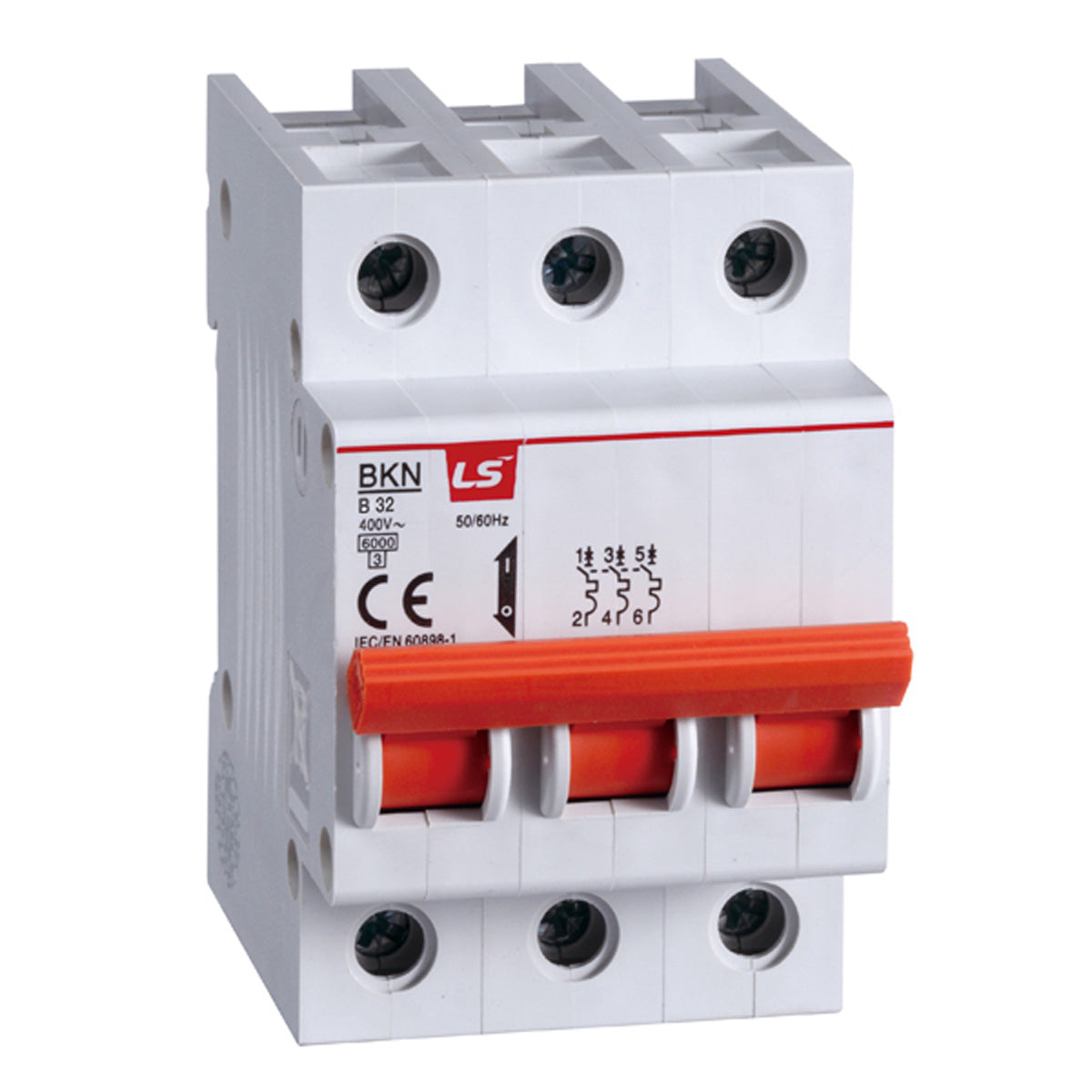 BKN 3P B32 | LS Miniature Circuit Breaker 32A 3P 6kA B Curve — LS Electric