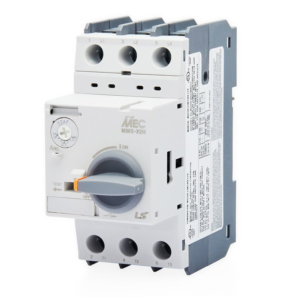 MMS-32H 17A | Motor Protection Circuit Breaker Rotary Type 11-17A 100kA Metasol — LS Electric