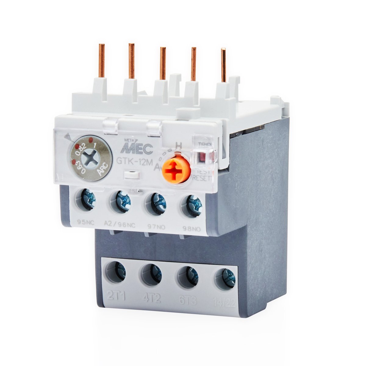 GTK-12M 0.52A 3H | 0.4A-0.63A Thermal Overload to Suit MetaMEC Mini Contactors — LS Electric