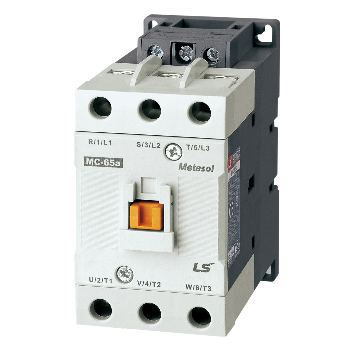MC-65A DC110V | 30kW 3P Magnetic Contactor 65A(AC3)/115A(AC1), Screw Connection, 1NO/1NC Auxiliary Contacts — LS Electric