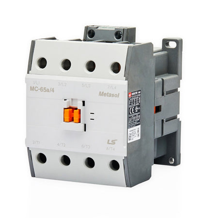 MC-65A DC24V | 30kW 3P Magnetic Contactor 65A(AC3)/115A(AC1), Screw Connection, 2NO/2NC Auxiliary Contacts — LS Electric