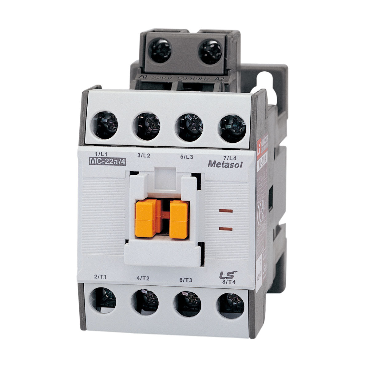 MC-22A/4 AC240V | 11kW 22A 4P Magnetic Contactor 22A(AC3)/45A(AC1), Screw Connection — LS Electric