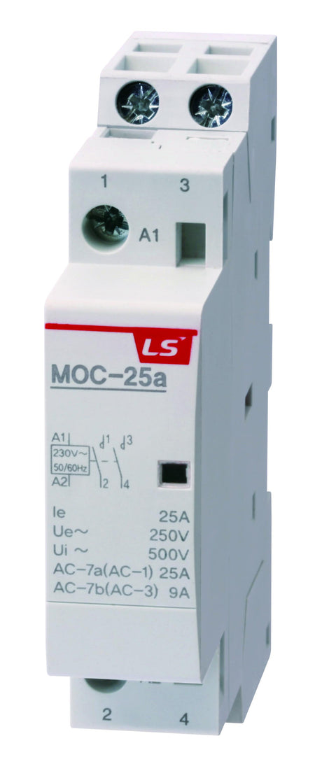 Modular Heating/Lighting Contactor 63A 3NO1NC 24VAC | MOC-63a AC24V 4P 3NO1NC — LS Electric