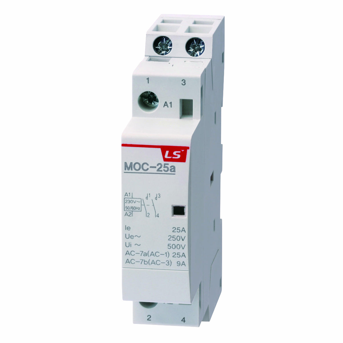 Modular Heating/Lighting Contactor 63A 3NO1NC 24VAC | MOC-63a AC24V 4P 3NO1NC — LS Electric