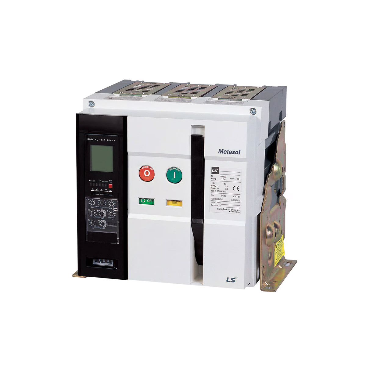 AN-10D4-10V Air Circuit Breaker 1000A 4P Vertical Fixed — LS Electric