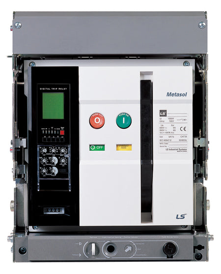 AN-16D3-16A Air Circuit Breaker 1600A 3P Drawout + Horizontal Cradle — LS Electric