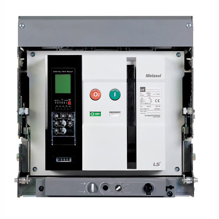 AN-16D3-16A Air Circuit Breaker 1600A 3P Drawout Smart Trip + Vertical Cradle — LS Electric