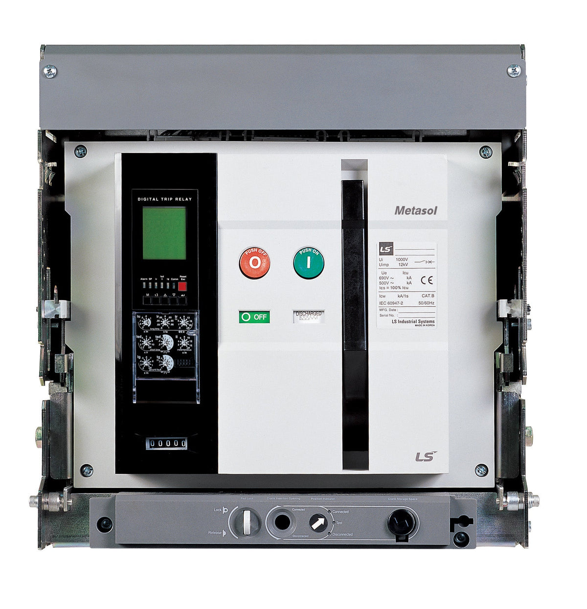 AS-25E3-25A 2500A 3P Air Circuit Breaker Drawout with Cradle | LS Electric