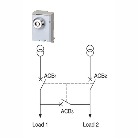 ACB Mechanical Interlock Kit 2-Way for E-Frame ACBs (New Version) — LS Electric