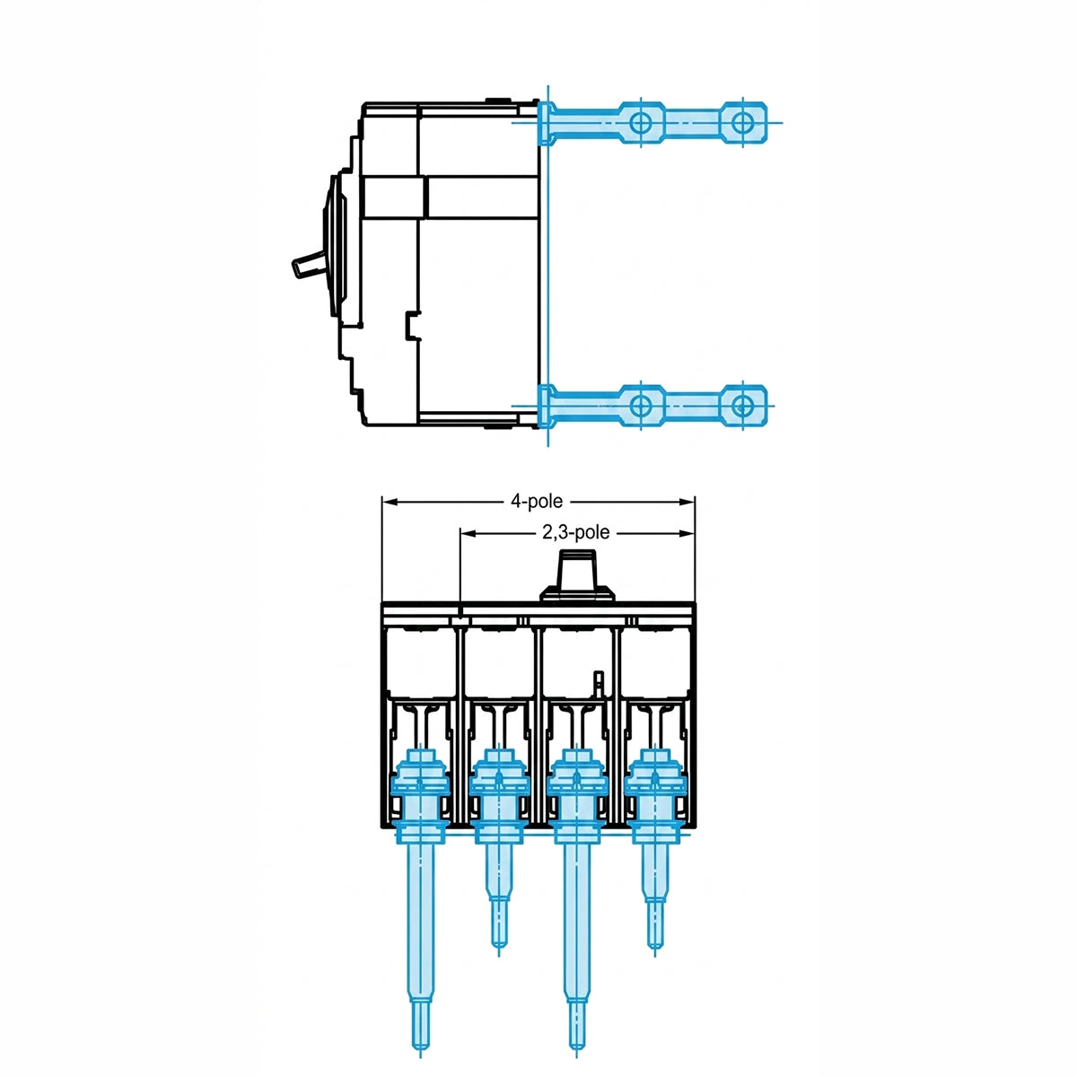 RTB33 | Rear Connection Terminals to Suit TS400-630 3P MCCB's — LS Electric