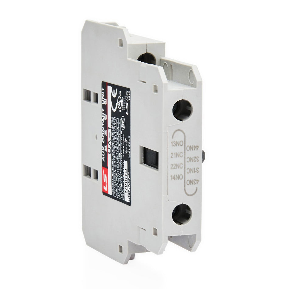 UA-1 1A1B | Auxiliary Contact, Side Mount, 1NO/1NC to Suit MC-6A - MC-150A — LS Electric