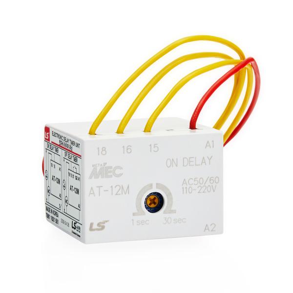 AT-12M ON AC/DC24 | Timer Unit AC/DC24-48V, On Delay to Suit MetaMEC Mini Contactors — LS Electric