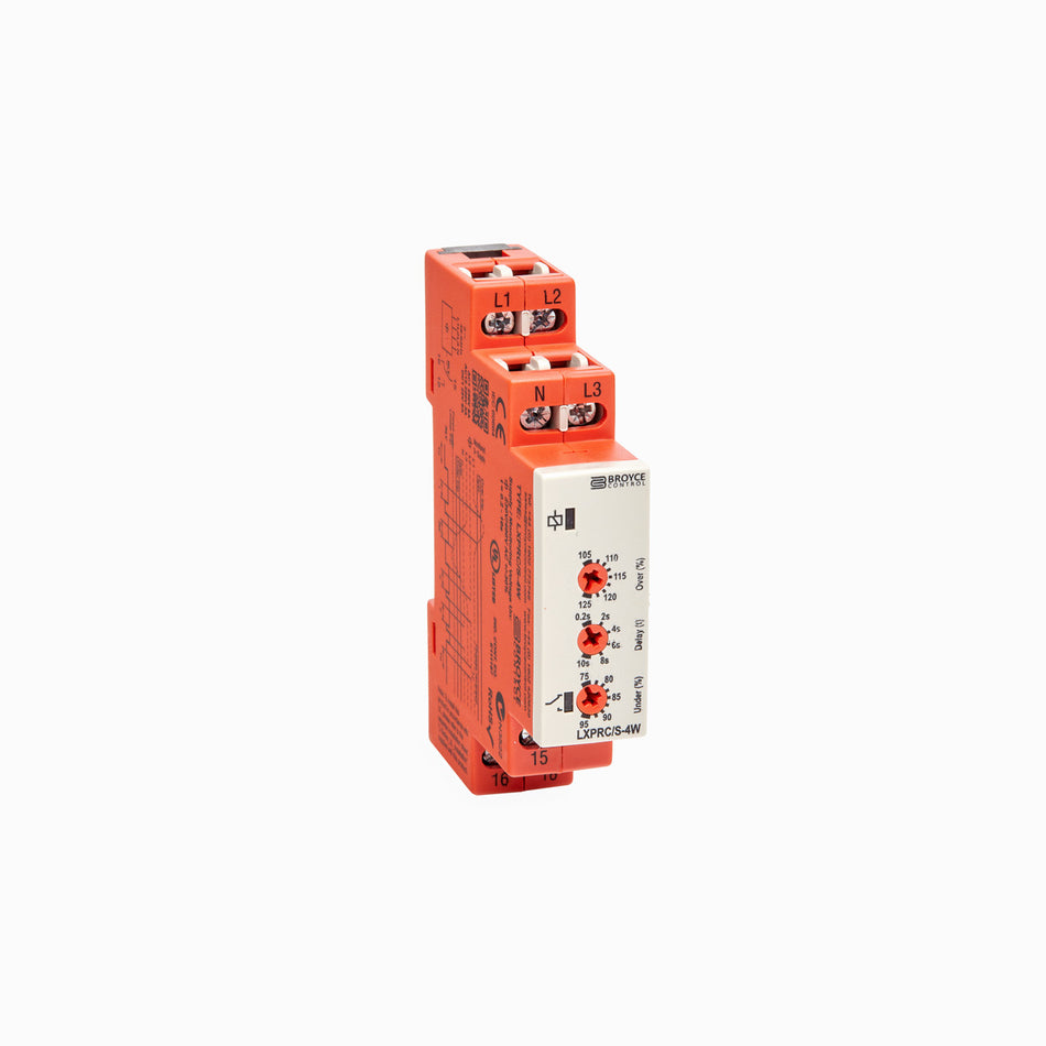 Under/Overvoltage Relay, 3-Phase, 4-wire — Broyce Control