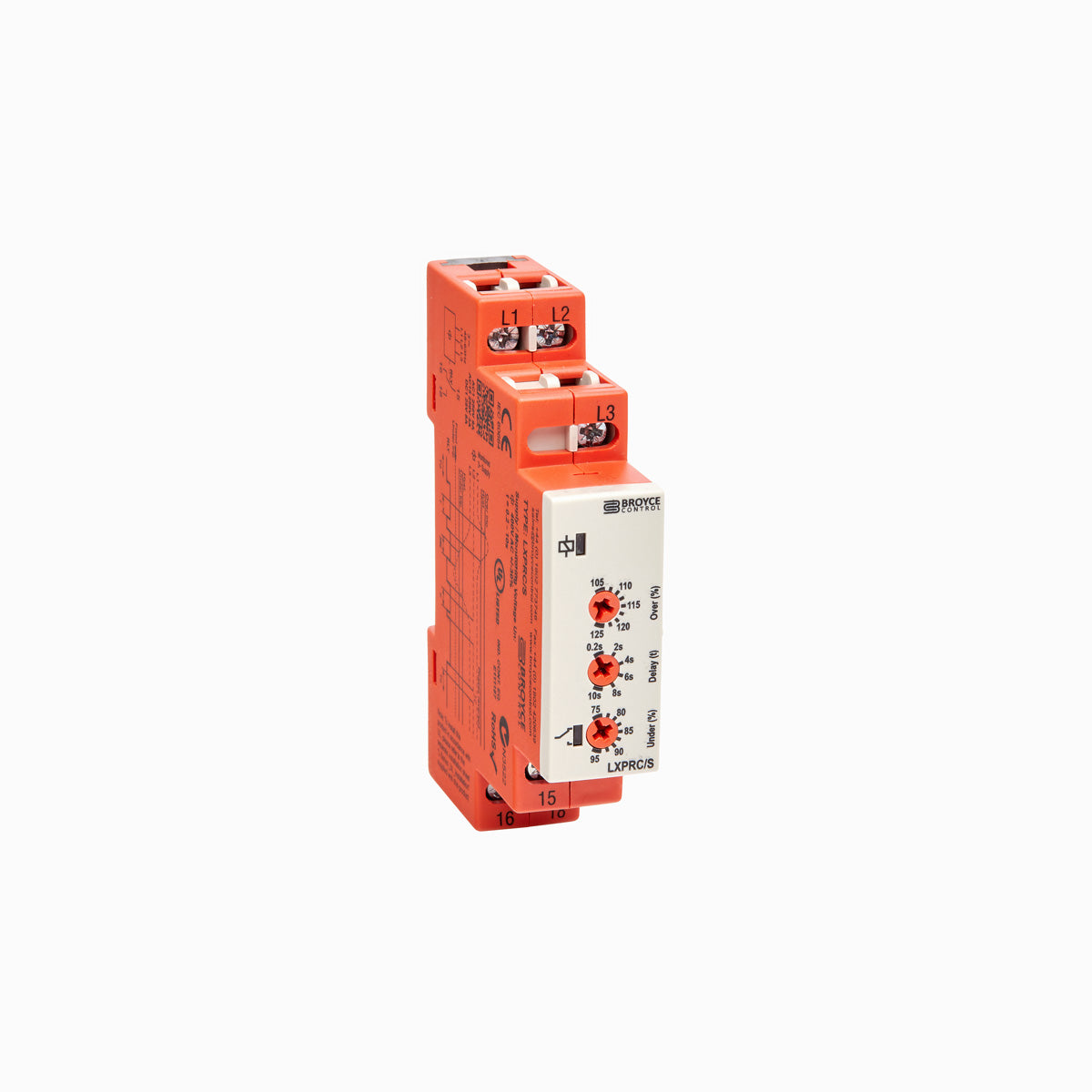 Under/Overvoltage Relay, 3-Phase, 3-wire — Broyce Control